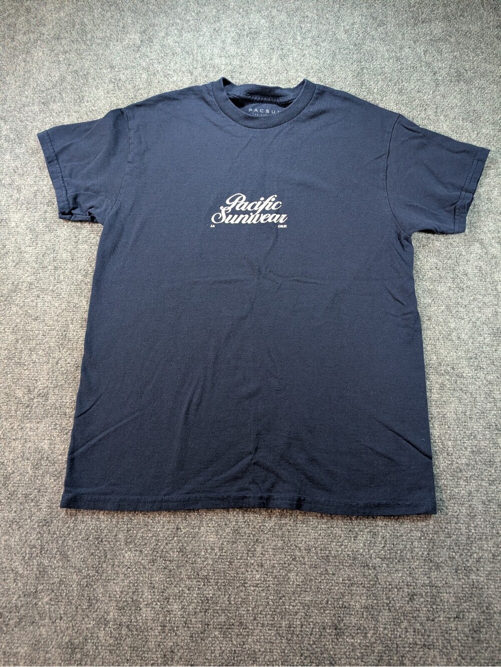 Pacsun Pacific Sunwear Navy Blue Graphic T-Shirt Medium